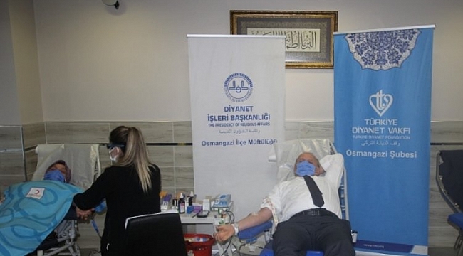 Osmangazi Müftülüğü'nden kan bağışı çağrısı
