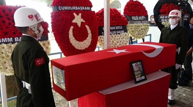 Osmaniyeli şehit son yolculuğuna uğurlandı