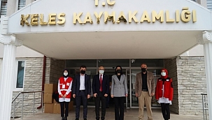 Türk Kızılay Bursa'dan Keles'e erzak yardımı 