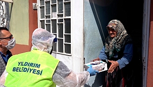 Yıldırım'dan erzak yardımı 