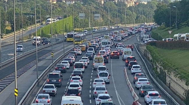 15 Temmuz Şehitler Köprüsü'nde trafik yoğunluğu