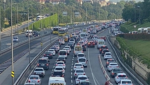 15 Temmuz Şehitler Köprüsü'nde trafik yoğunluğu 