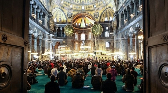 Ayasofya'da 87 yıl sonra ilk