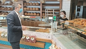 Başkan Yılmaz'dan esnafa ziyareti