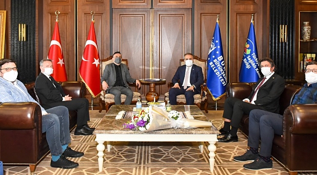 İMOS'tan Başkan Aktaş'a ziyaret