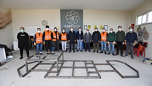 İnegöl'de proje takımları Teknofest ön değerlendirmesini geçti 