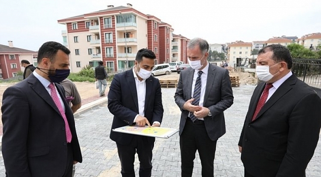 İnegöl Yeni Mahalle sokakları sil baştan yenileniyor