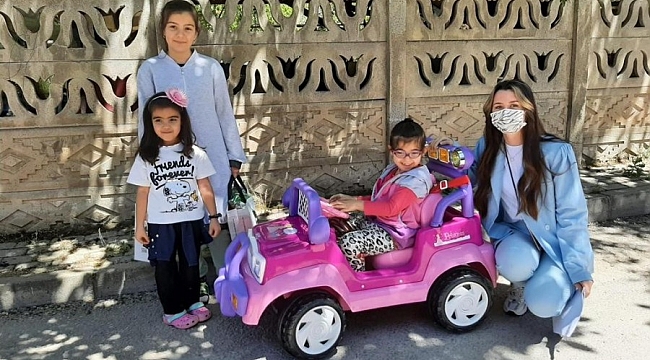 Kestel'de yetim çocuklara bayram hediyesi