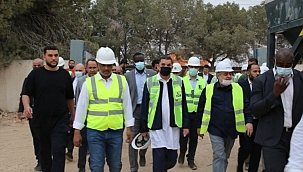 Libya Başbakanı Dibeybe,Türk işçilerle iftar yaptı 