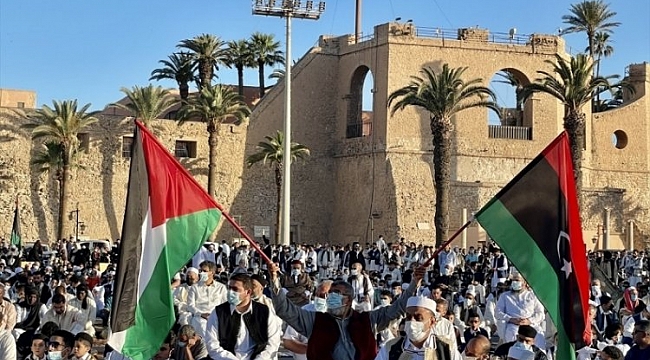 Libya'da İsrail'e protesto
