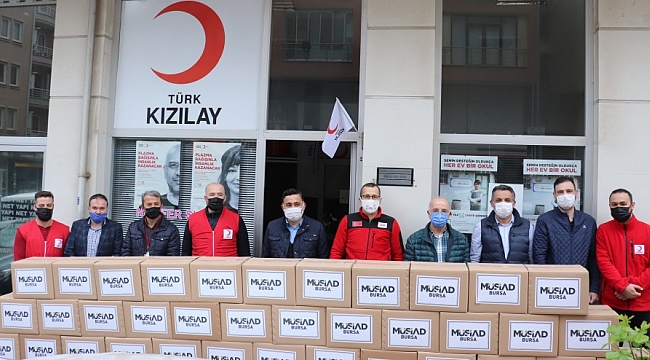 MÜSİAD Bursa Şubesi'nden 1540 aileye yardım
