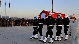 Şehit polis baba ocağına gönderildi