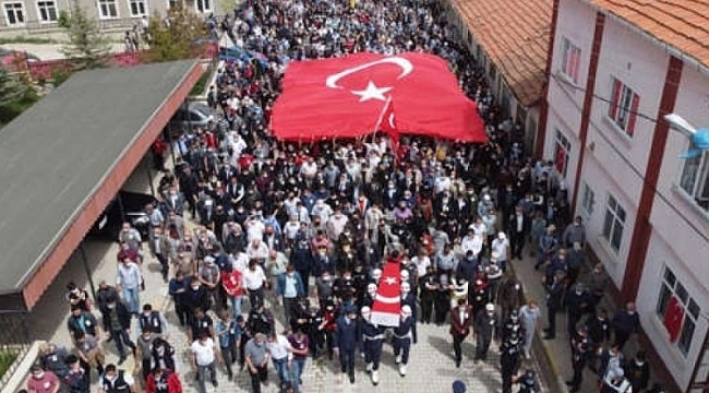 Şehit Uzman Çavuş, son yolculuğuna uğurlandı