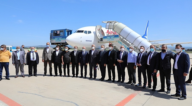 Yenişehir Havaalanında uçuşlar yeniden başladı
