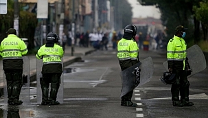 Kolombiya'da hükümet karşıtı protesto