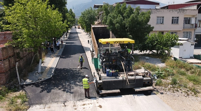 Yıldırım'da çevreci asfalt