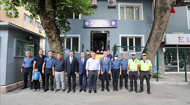 İnegöl'de bayramlaşma töreni