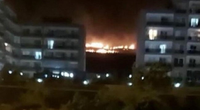 İzmir'de korkutan yangın!