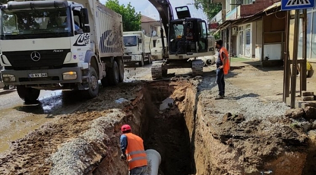 İznik Çakırca'da altyapı yenileniyor