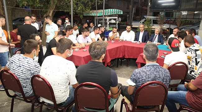 Başkan Erdem Yolçatı gençlerini dinledi