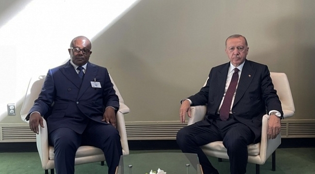 Erdoğan, Gine Cumhurbaşkanı ile bir araya geldi