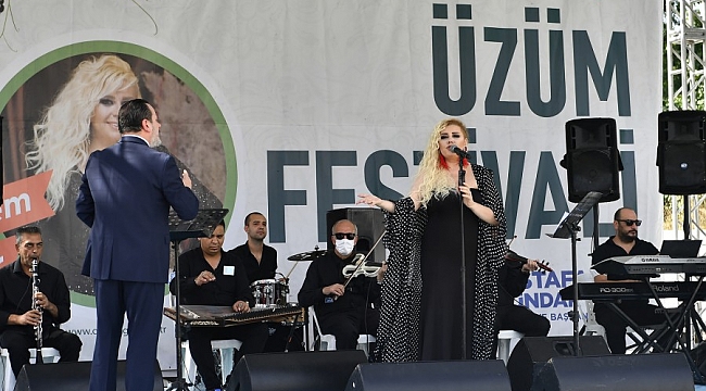 Karabalçık Üzüm Festivali'nde konser coşkusu