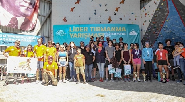 Nilüfer'de tırmanma yarışı