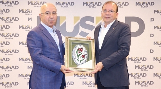 Özer Matlı, MÜSİAD Bursa'nın konuğu oldu