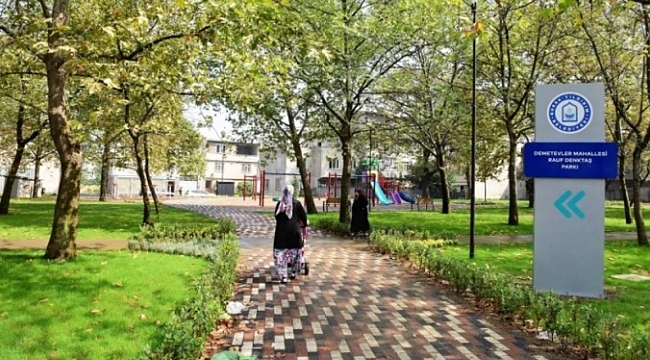 Rauf Denktaş Parkı sil baştan yenilendi