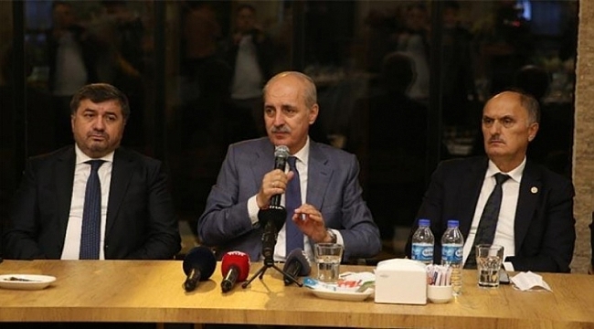 AK Parti'li Kurtulmuş, basın mensupları ve STK'larla bir araya geldi