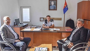 Başkan Özkan'dan Yağmur ve Şahiner'e ziyaret 