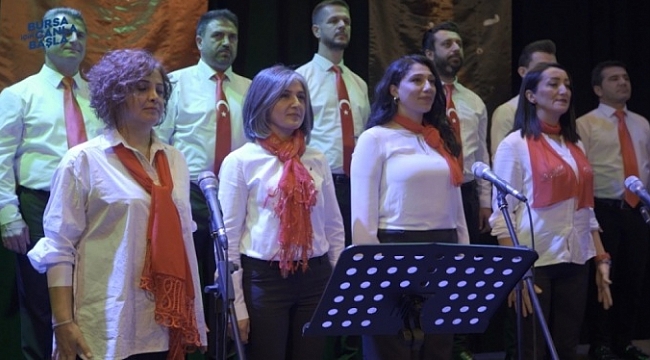 Bursalı sanatçılardan 'Cumhuriyet Marşı'