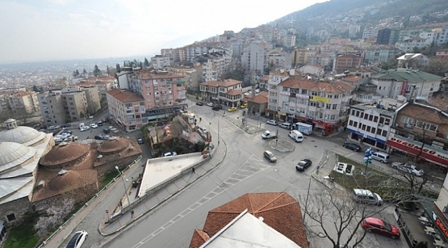 Çekirge'de trafik düzenlemesi yapıldı