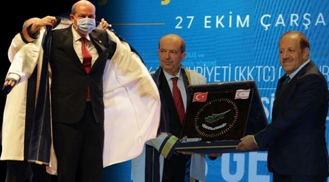 Ersin Tatar'a 'Fahri Doktora' unvanı!