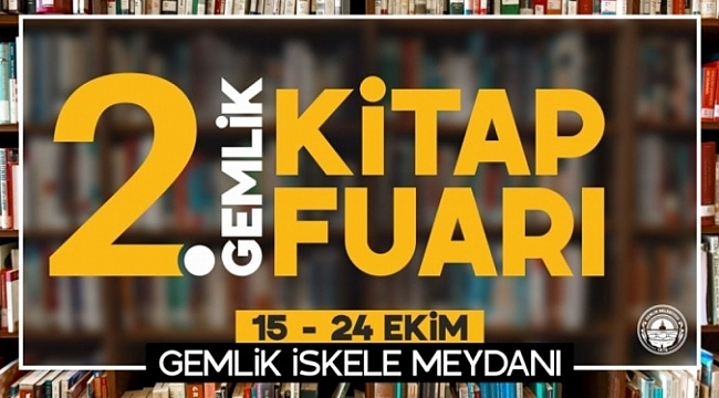 Gemlik Kitap Fuarı bir kez daha kapılarını açıyor