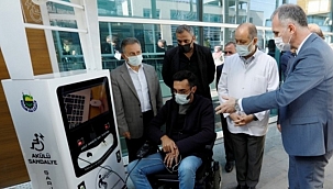 İnegöl'de 2 engelli şarj istasyonu daha hizmete alındı 
