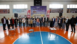 İnegöl'de görme engelliler akıllı baston ile özgürleşecek 