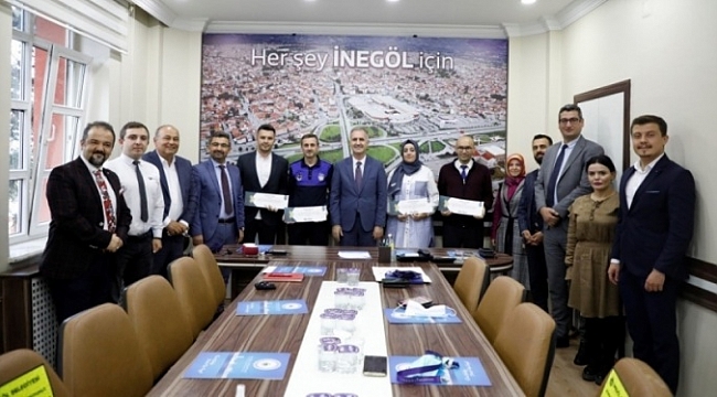 İnegöl'de Kaizen Sistemi'nde ilk ödüller sahiplerini buldu