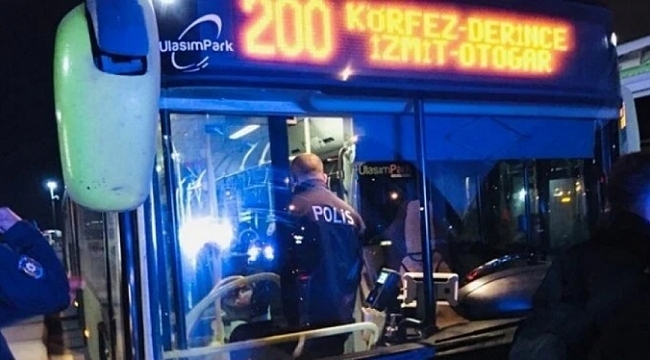 Koronavirüs hastası otobüsten inmeyi reddetti