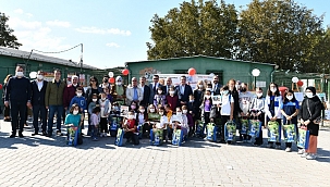 Mustafakemalpaşa'da resim yarışmasında ödül heyecanı