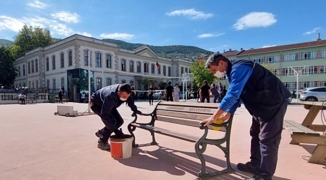 Osmangazi'den okullarda bakım ve onarım çalışması