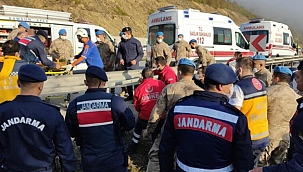 Samsun'da feci kaza!