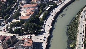 Yeşilırmak'ta korkutan görüntü! 