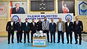 Yıldırım'dan amatör spor kulüplerine malzeme desteği 