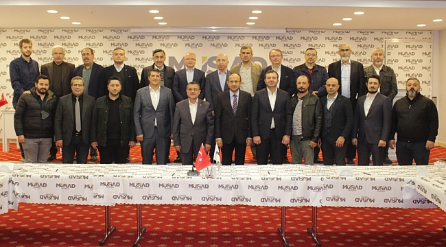 AK Parti İl Başkanı Gürkan'dan MÜSİAD'a ziyaret