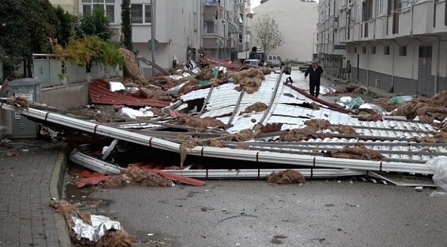 Bursa'daki lodos bir ilçeyi savaş alanına çevirdi!