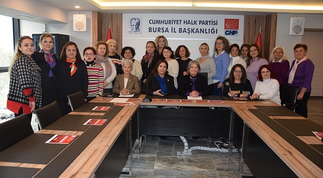 CHP Bursa Kadın Kolları'ndan net tavır