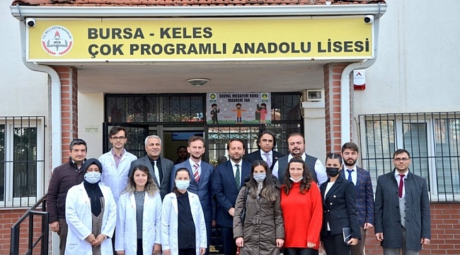 İl Milli Eğitim Müdürü Gür'den Keles'teki okullara ziyaret