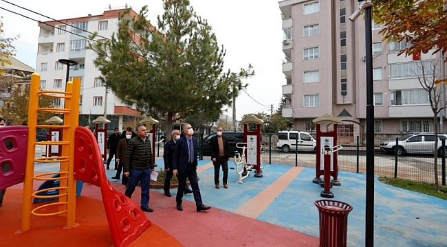 İnegöl'de parklar 7/24 mercek altında