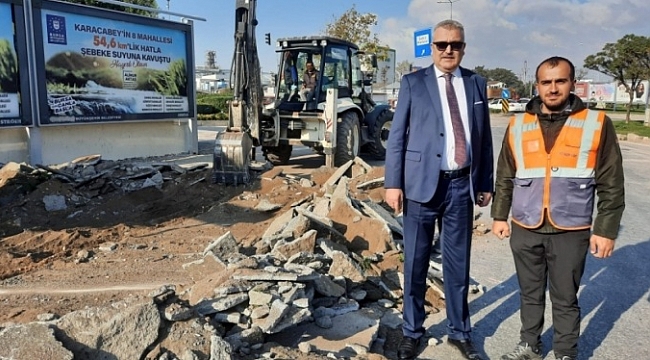 Karacabey'de terminal kavşağı yeni haliyle kente yakışacak